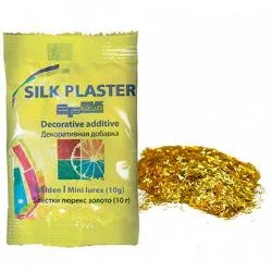 Блестки для жидких обоев Золото люрекс Silk Plaster раздела Обои